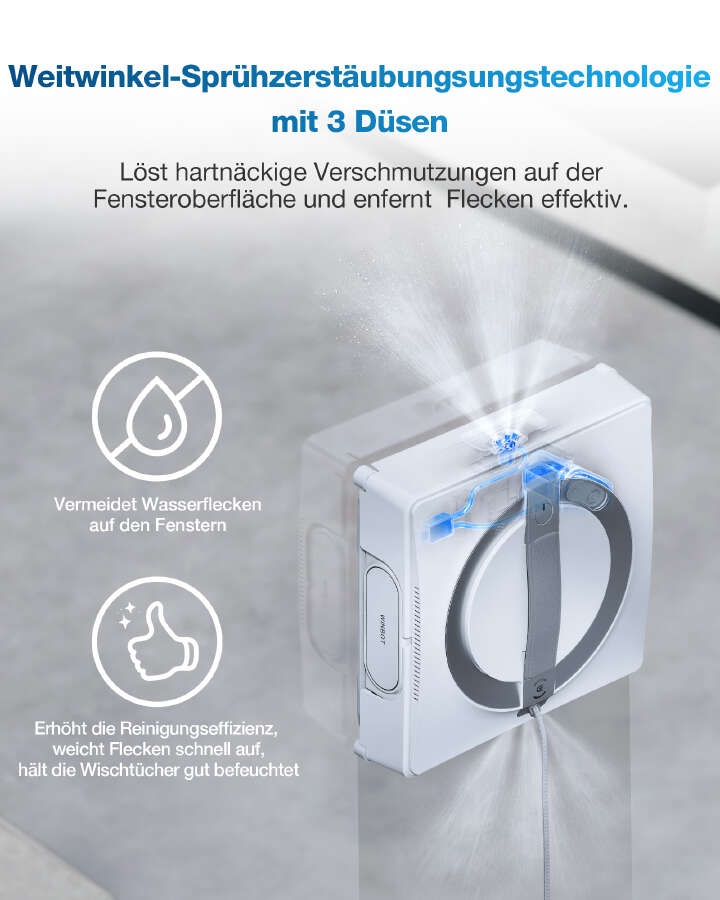 ECOVACS Akku-Fensterreinigungsroboter WINBOT W2 OMNI